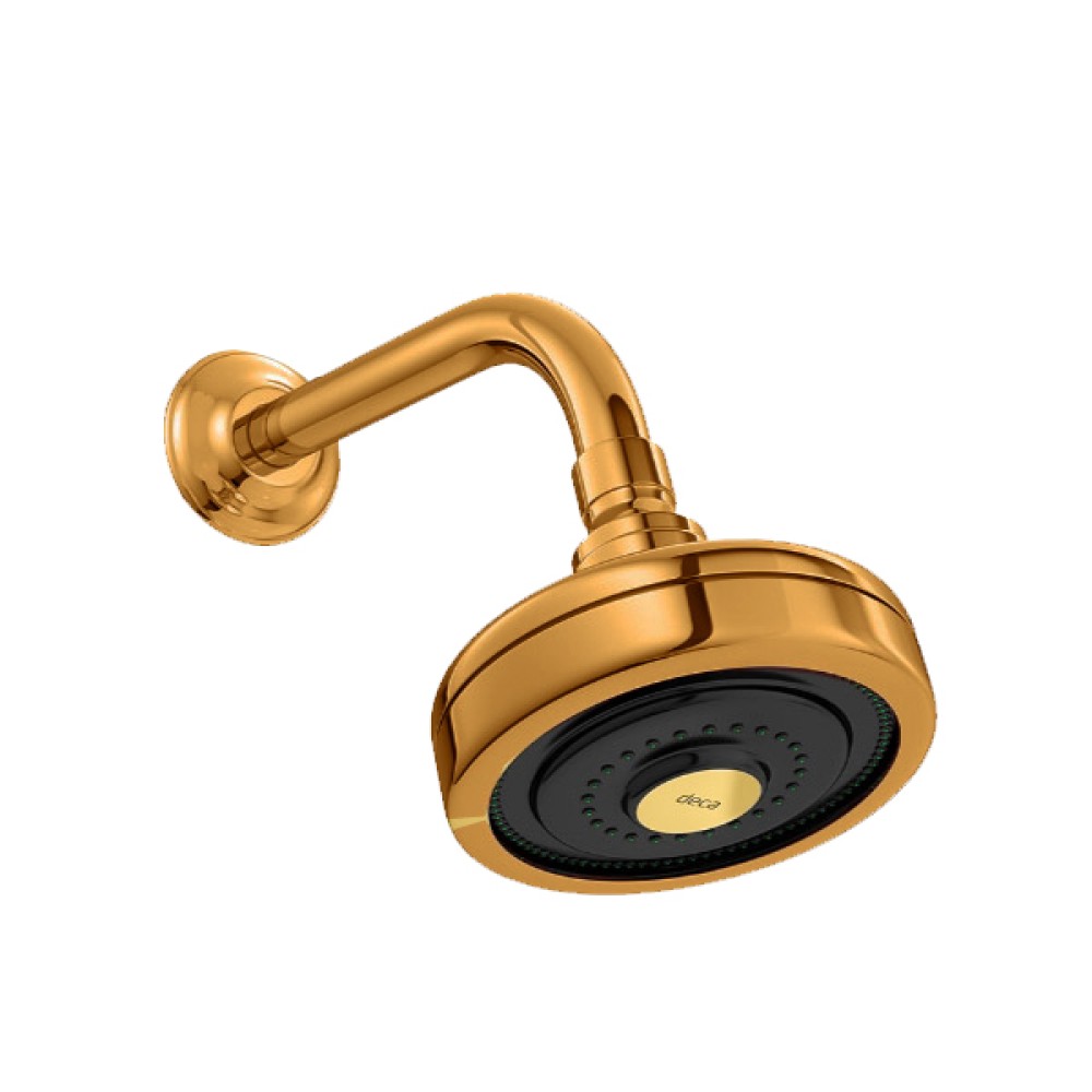 Chuveiro Red Gold Acqua Plus Com Tubo Curvo 1990.GL.STD.RD - Deca