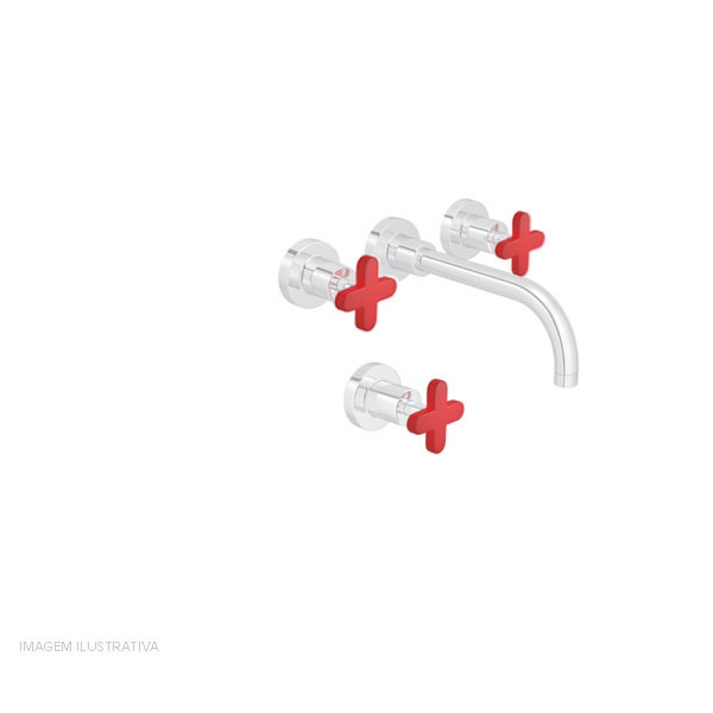 Kit C/3 Capas Silicone P/Misturador Disco Vermelho Kids 2007.VER.DSC.KD - Deca