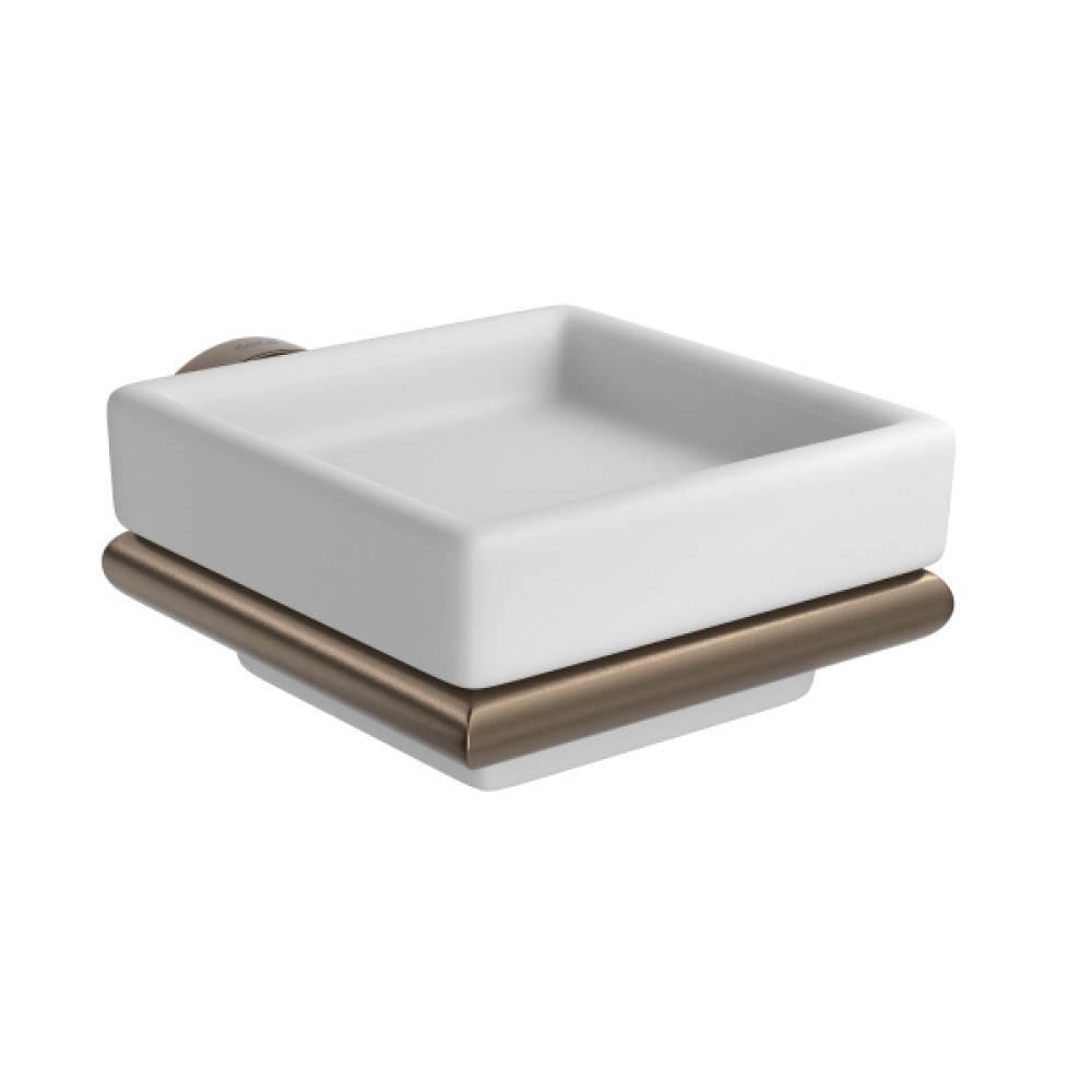 Saboneteira de Parede com Louça Slim Corten Matte 2011.CT.SLM.MT - Deca