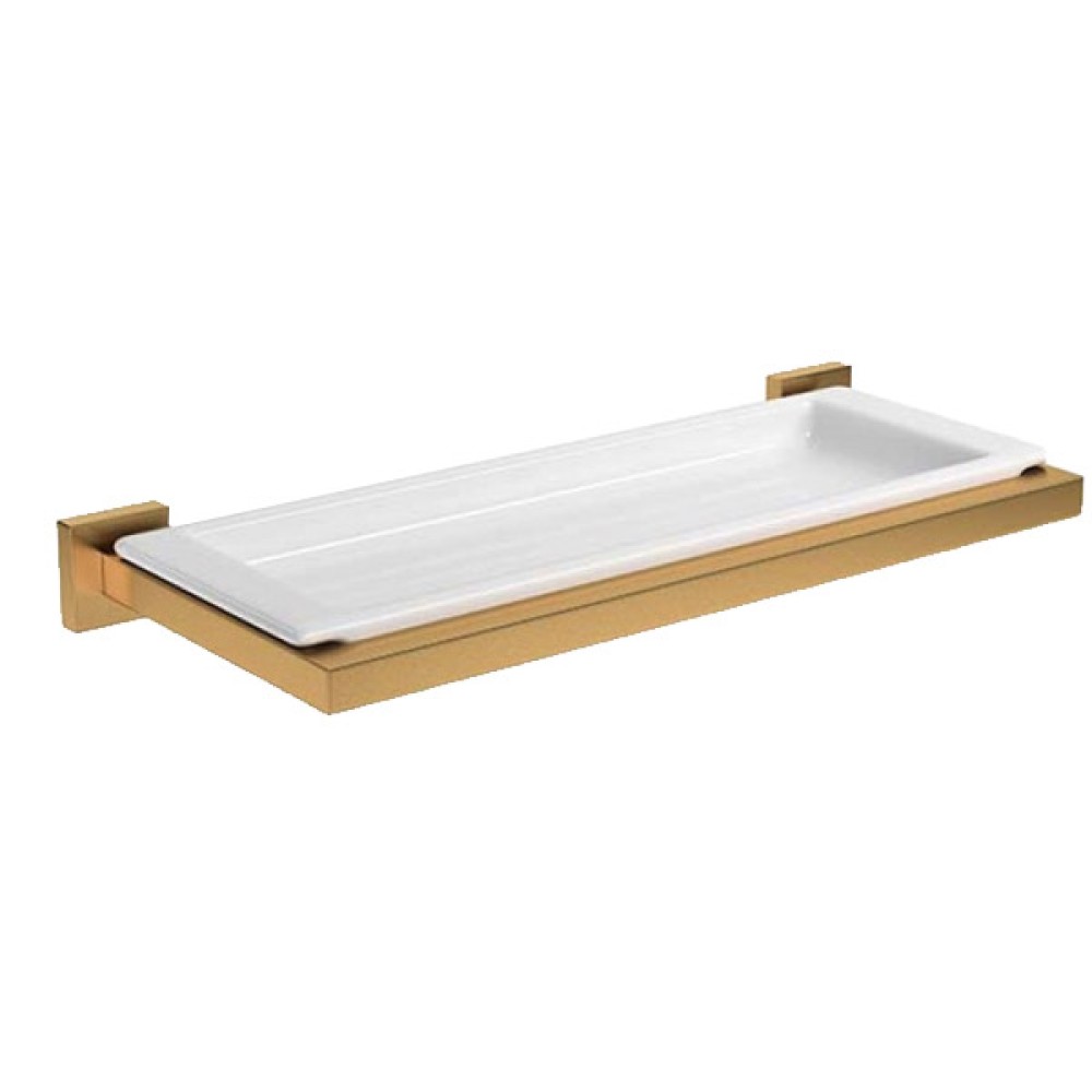 Prateleira Quadratta Gold matte 2030.GL83.MT - Deca