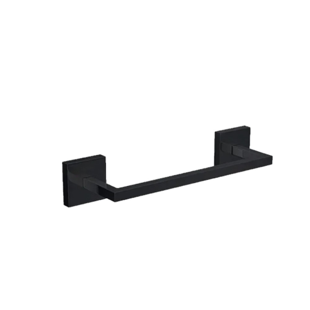 Porta Toalha Clean 20 cm Black Noir 2040.BL.020.CLN.NO - Deca