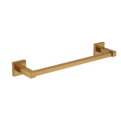 Porta Toalha 30CM Quadratta Gold Matte Deca 2040.GL83.030.MT