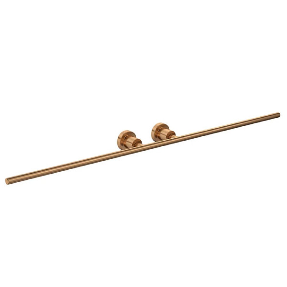 Porta Toalha Dupla Slim Gold Matte 2042.GL.SLM.MT - Deca