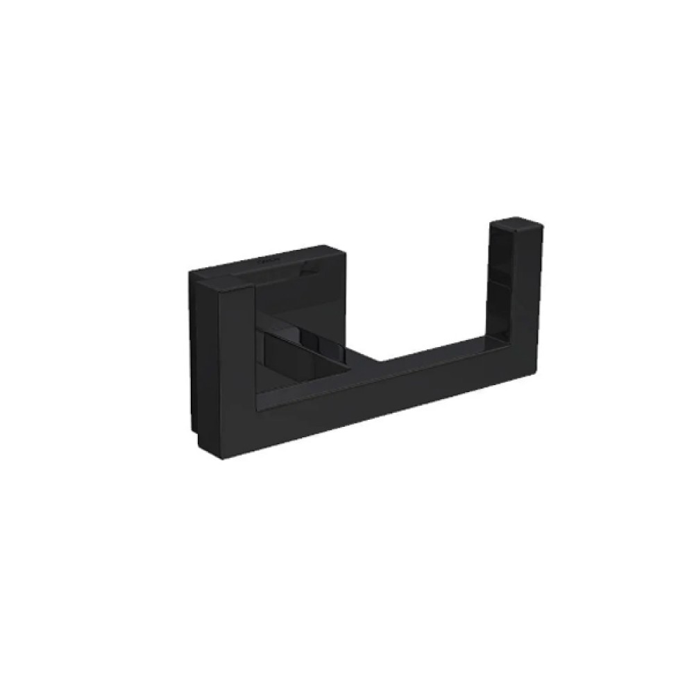 Cabide Duplo Clean Black Noir 2062.BL.CLN.NO - Deca