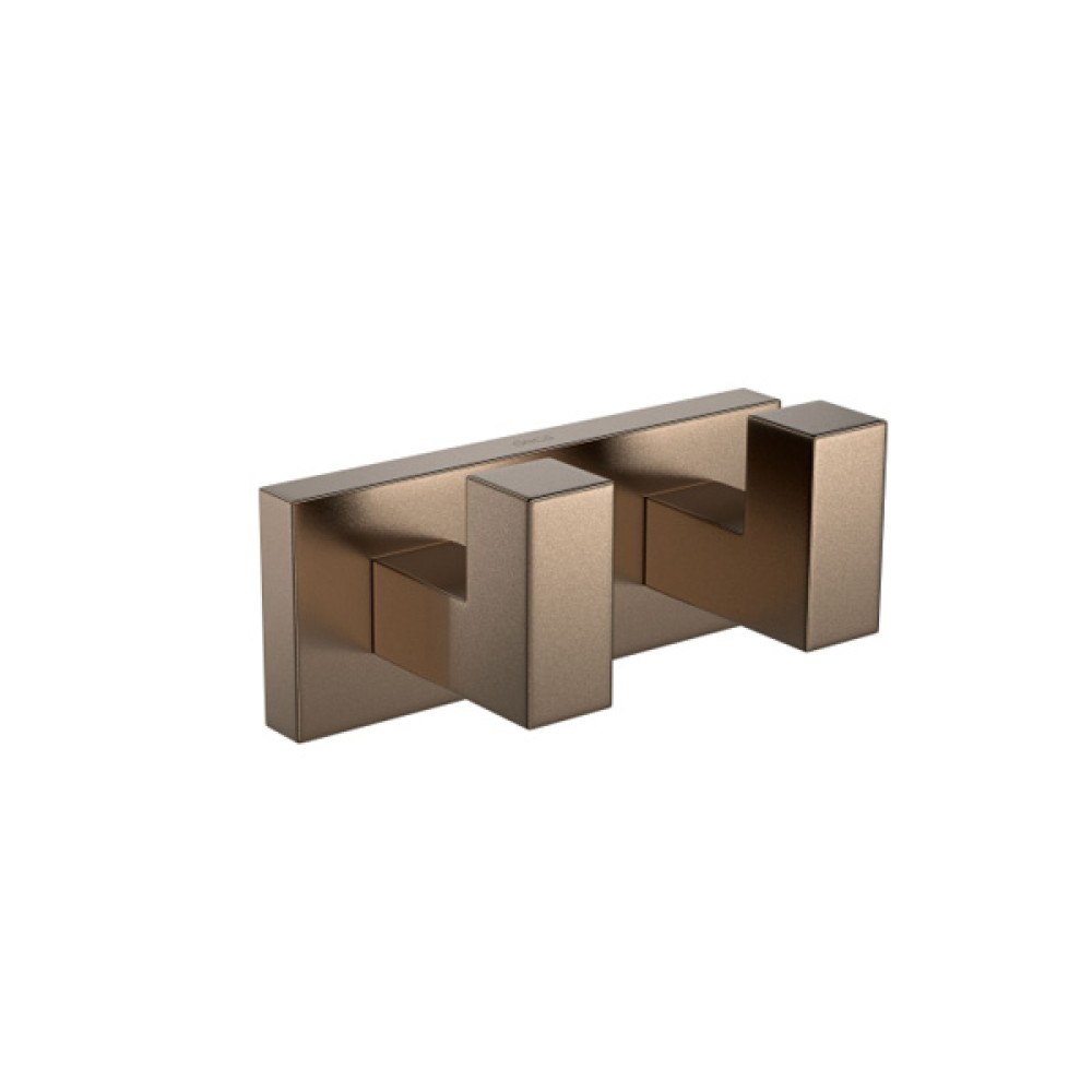Cabide Duplo Quadratta Corten Matte 2062.CT83.MT - Deca