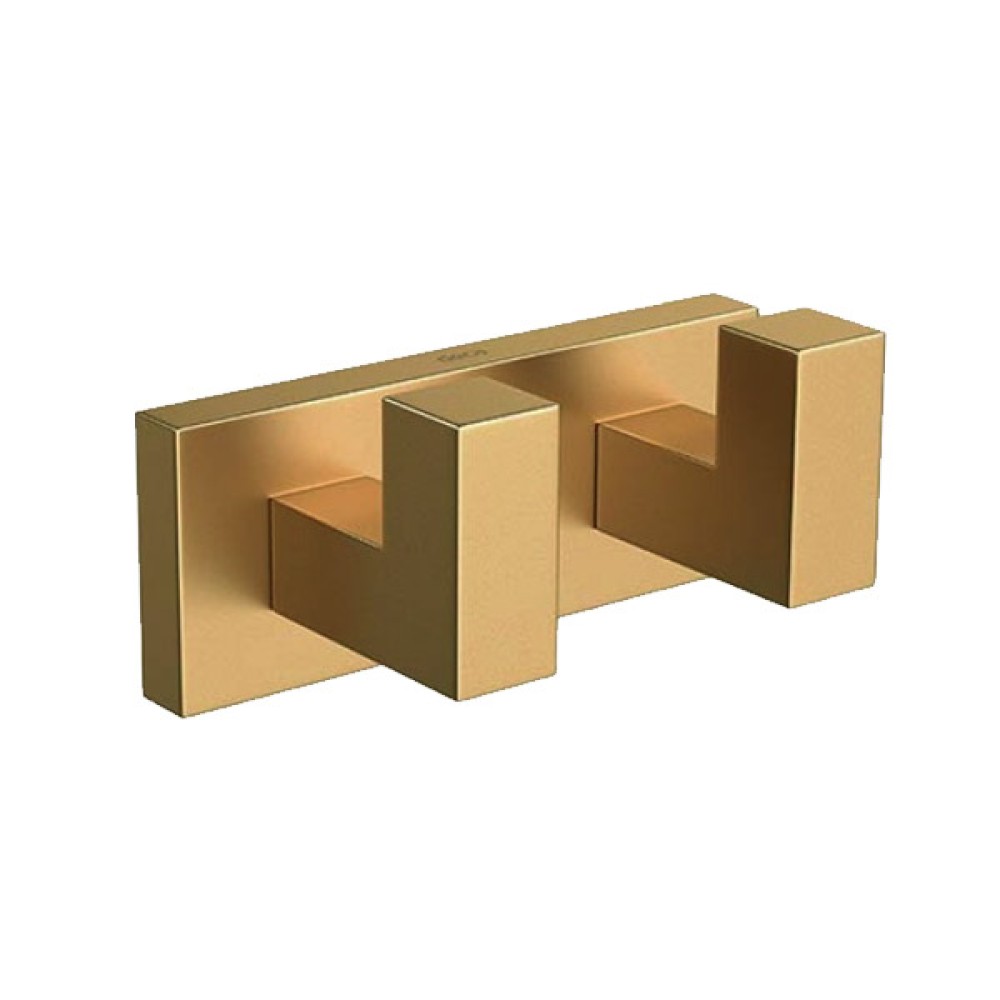 Cabide Duplo Quadratta Gold Matte 2062.GL83.MT - Deca