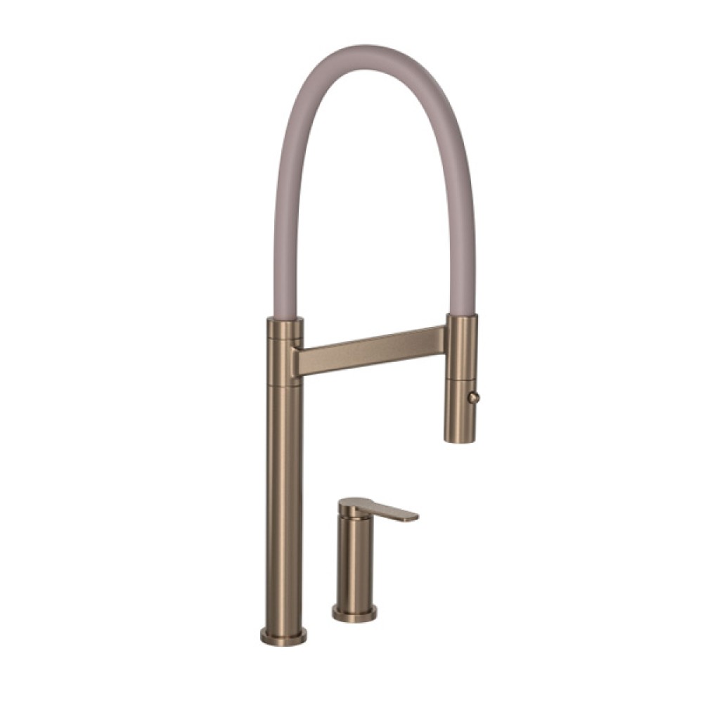 Misturador Monocomando Colore Cozinha Mesa Corten Matte e Fendi 2289.CT.MT.FD - Deca