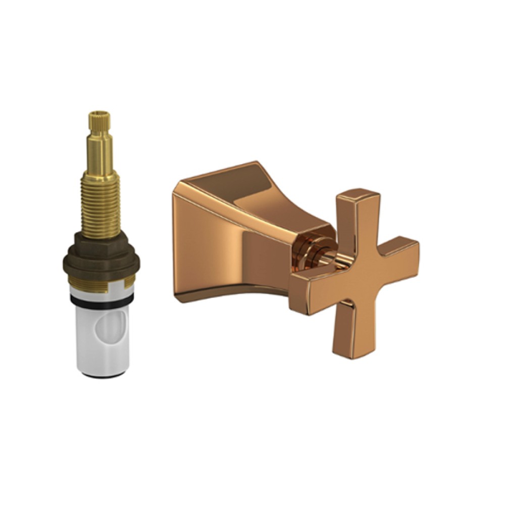 Acabamento Red Gold pressão(chuveiro)até 1 wish 4916.GL.WSH.PQ.RD - Deca