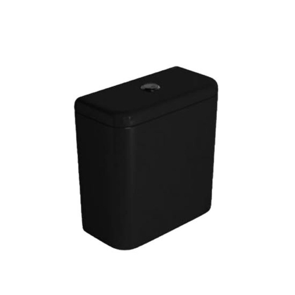 Caixa Acoplada Ebano Fosco Dual Flux (3 E 6L) Carrara Botao Black Noir CD.11F.BL.NO.94 - Deca