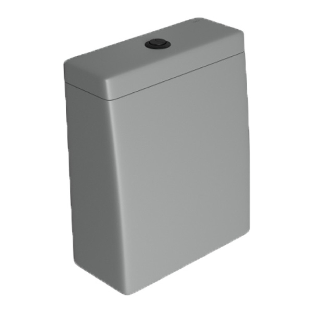 Caixa Acoplada Com Acionamento Duo Black Matte Lk Cinza Fosco CD.23F.BL.MT.86 - Deca