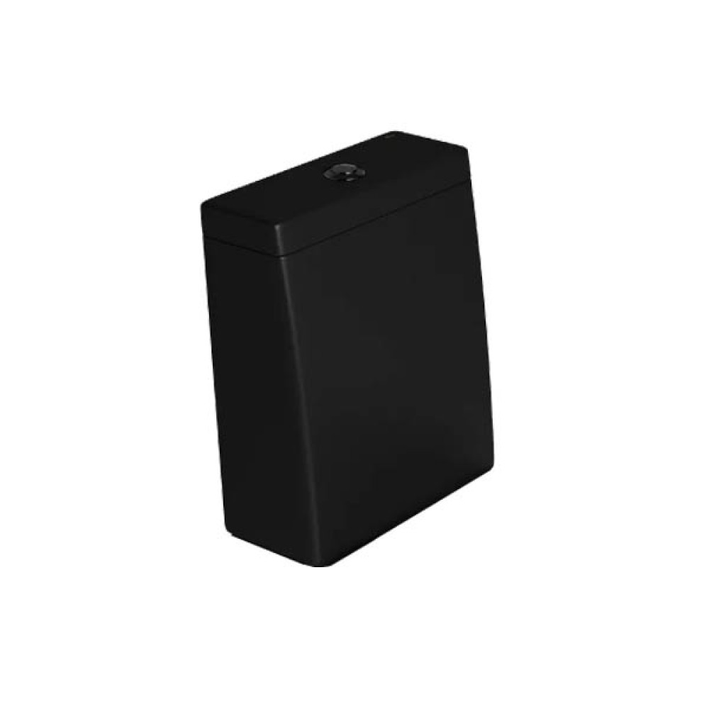 Caixa Acoplada Ebano Fosco Dual Flux (3 E 6 L) Link Botao Black Matte CD.23F.BL.MT.94 - Deca