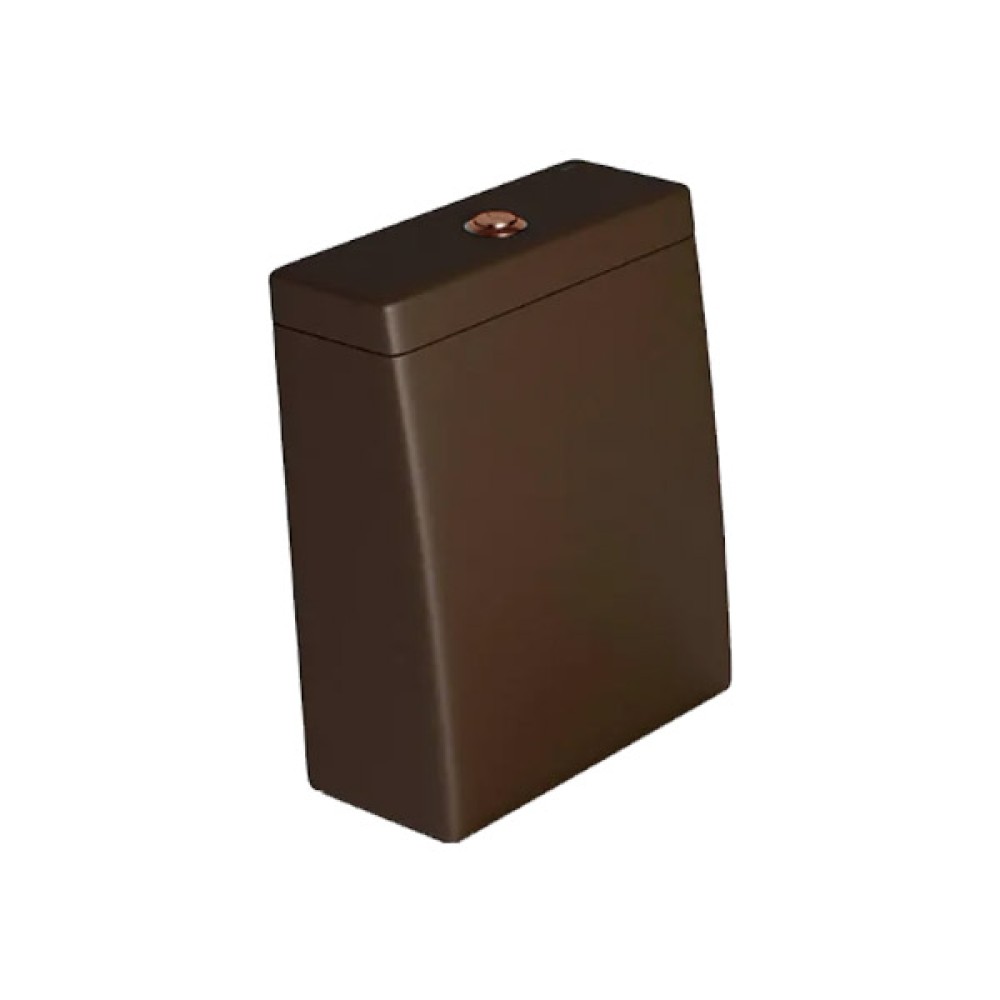 Caixa Acoplada Marrom Fosco Dual Flux (3 E 6 L) Link Botao Red Gold CD.23F.GL.RD.22 - Deca