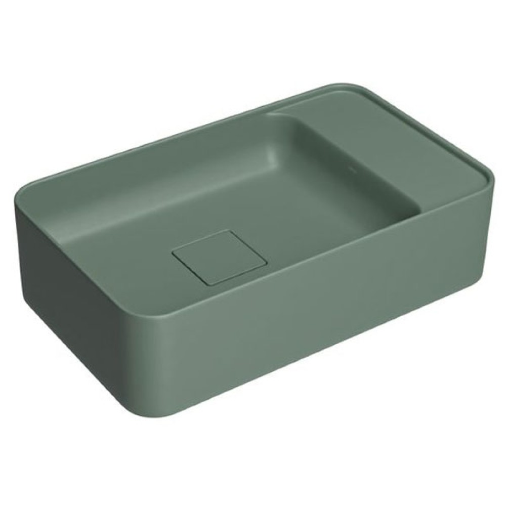 Cuba Retangular Apoio/Supensa com Mesa Direita 50cm Salvia L.43050.MD.49 - Deca