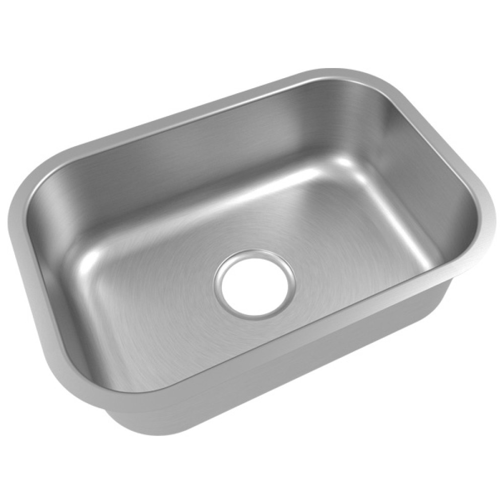 Cuba Simples Retangular 46.5x31 CS1 Extra Aco Inox Escovado 90010184016 - Mekal