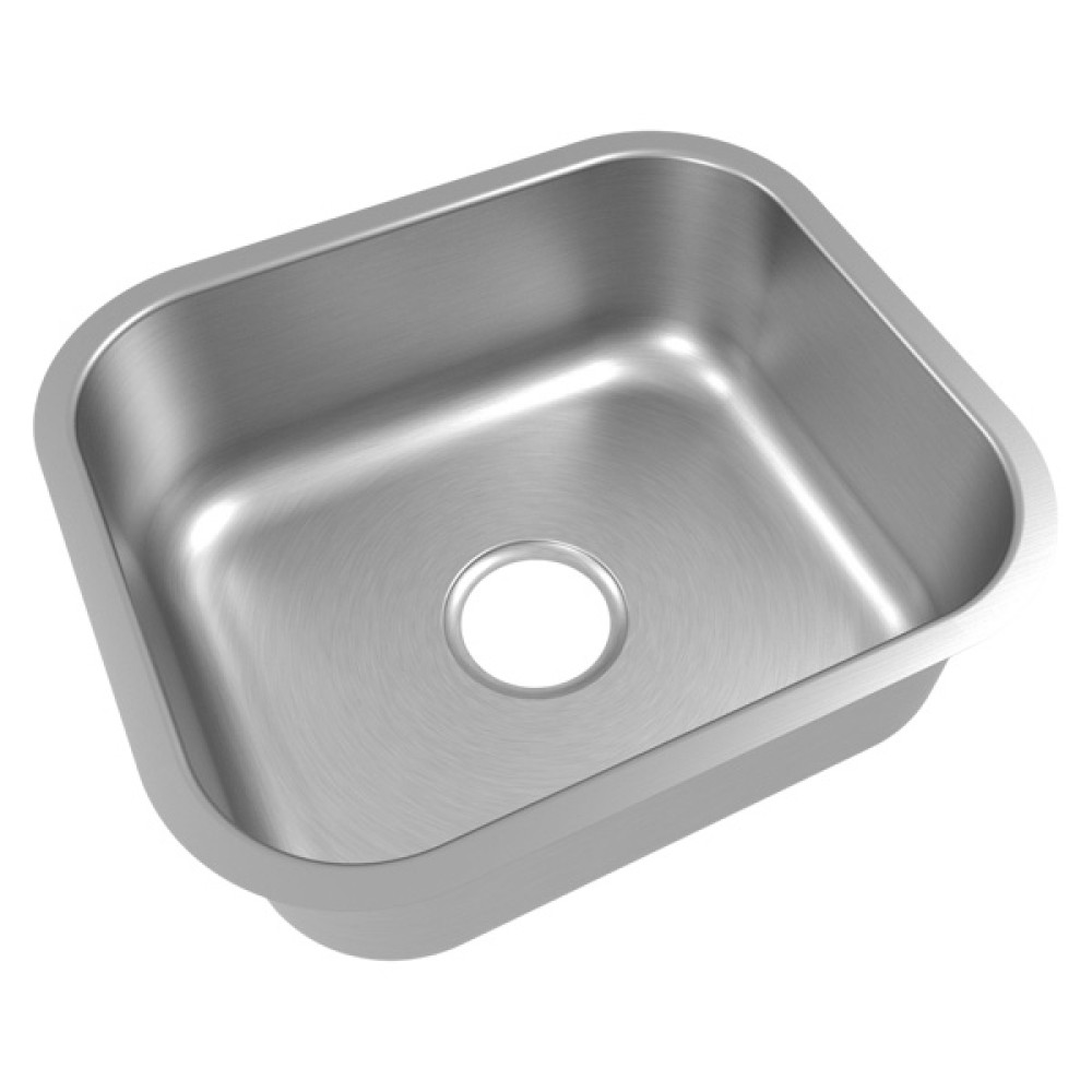 Cuba Simples Retangular CS40 Extra Aco Inox 40x34 Embutir Escovado 90010189016 - Mekal