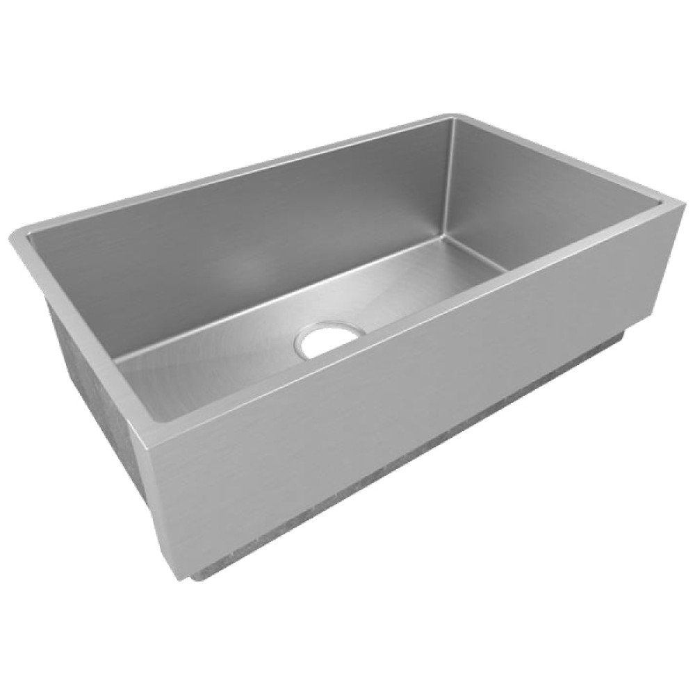 Cuba FS 70 Inox Semiencaixe/Embutir Luxo Escovada Farmhouse Sink 90016569016 - Mekal
