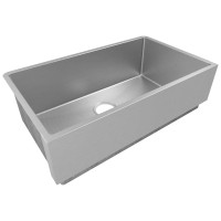 Cuba FS 70 Inox Semiencaixe/Embutir Luxo Escovada Farmhouse Sink 90016569016