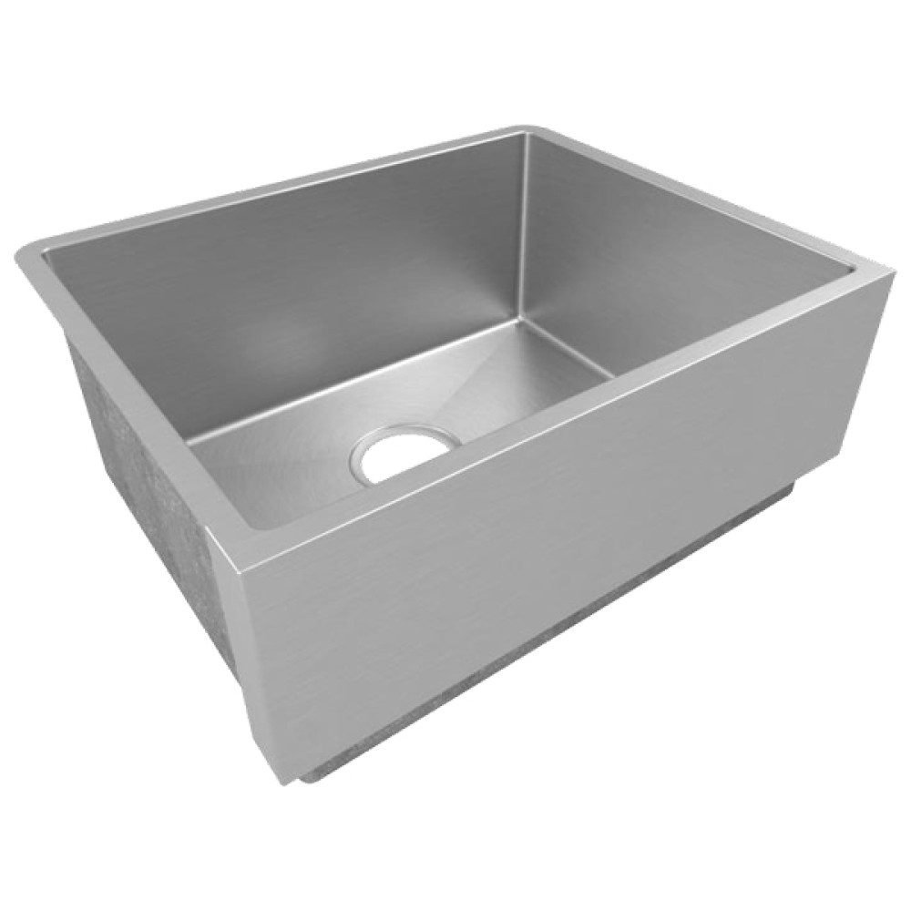 Cuba FS 50 Inox Semiencaixe/Embutir Luxo Escovada Farmhouse Sink 01657116 - Mekal
