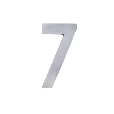 Número Casa "7" 22cm Parafusar Alumínio Polido LG Mais