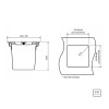 Lixeira Inox Embutir Clean Square 5 Litros 94518/205 - Tramontina - vista 2