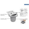 Lixeira Inox Embutir Clean Square 5 Litros 94518/205 - Tramontina - vista 3