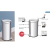 Lixeira Inox Polido Pedal 20L 94538/120 - Tramontina - vista 3