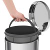 Lixeira Inox Polido Pedal 20L 94538/120 - Tramontina - vista 6