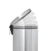 Lixeira Inox Acabamento Acetinado Pedal 5L 94538/505 - Tramontina - vista 5