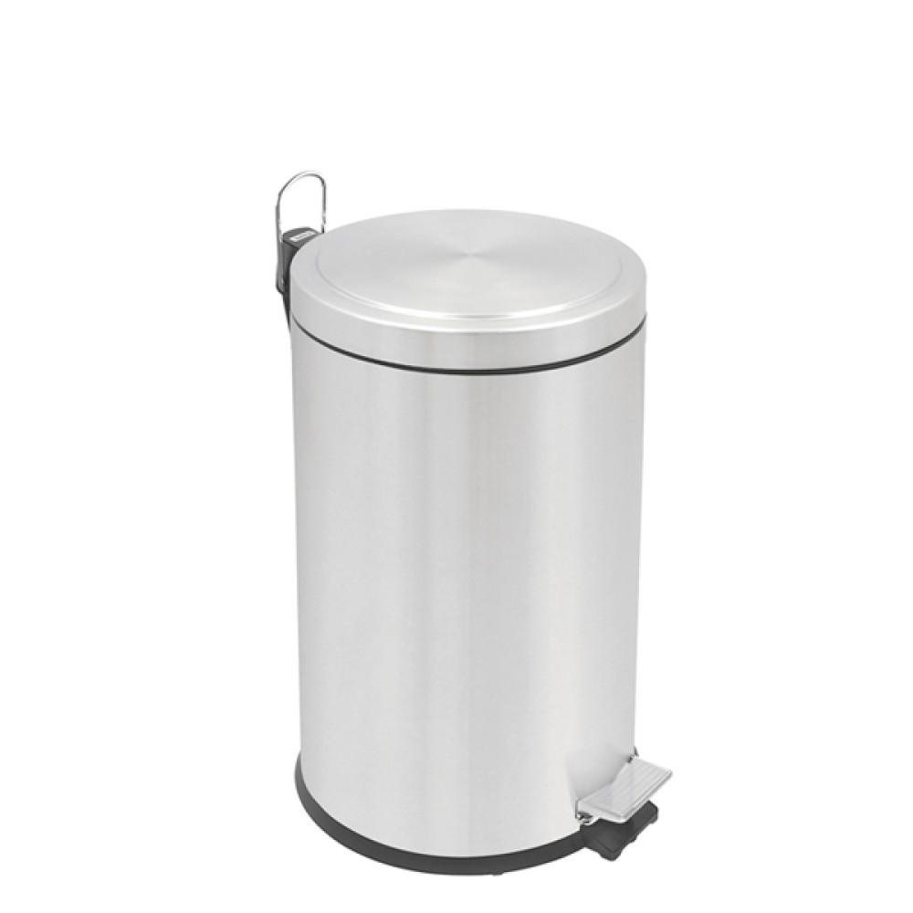 Lixeira Inox Acabamento Acetinado Pedal 12L 94538/512 - Tramontina