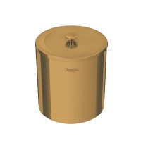 Lixeira Gold e Inox Polido com Tampa 94540/051