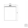 Lixeira Gold e Inox Polido com Tampa 94540/051 - Tramontina - vista 4
