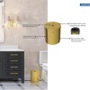 Lixeira Gold e Inox Polido com Tampa 94540/051 - Tramontina - vista 2