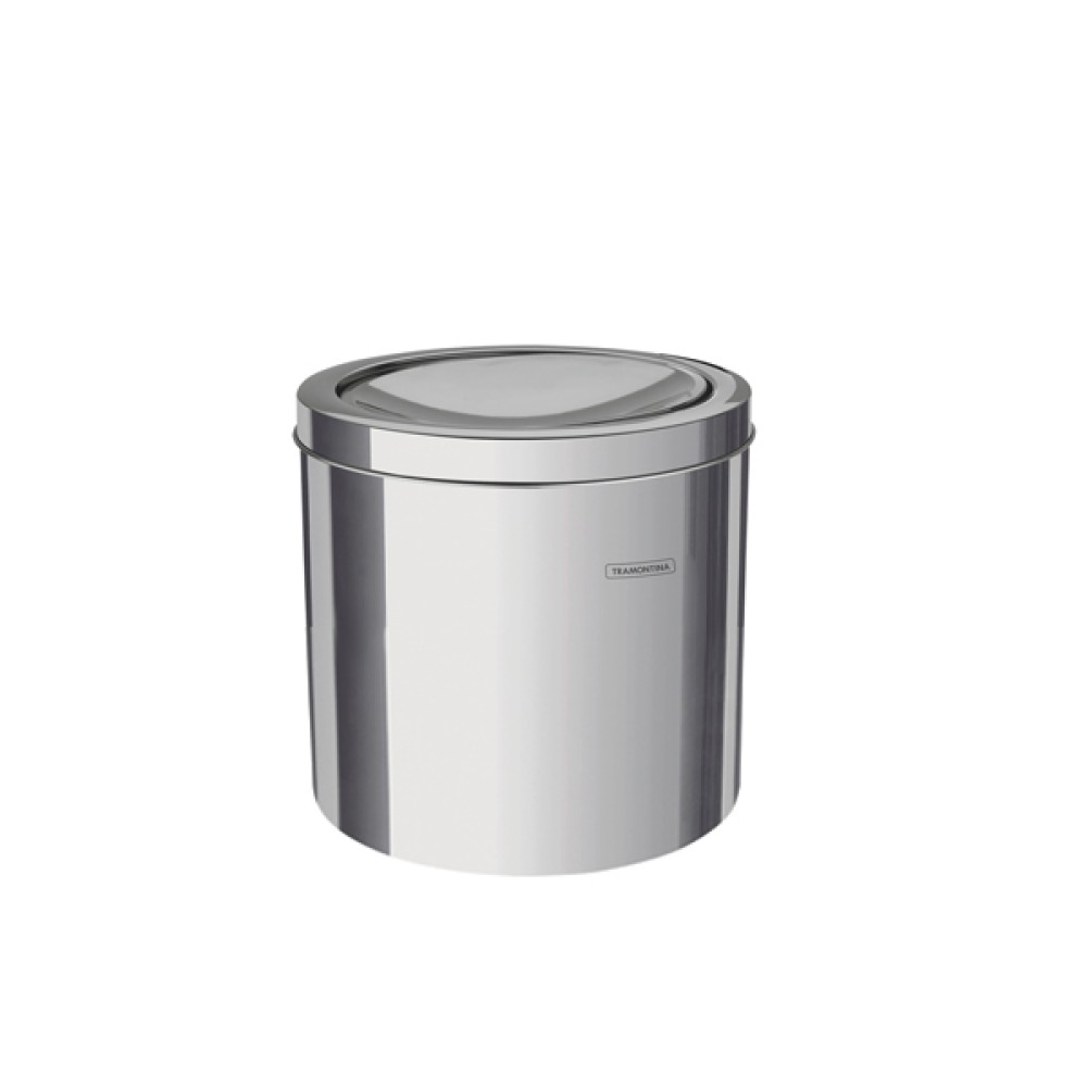 Lixeira Inox Polido Basculante 5L 94542/105 - Tramontina