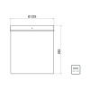 Lixeira Inox Polida Basculante 12L 94542/112 - Tramontina - vista 2