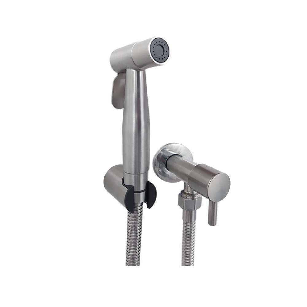 Ducha Higiênica Inox 120cm com Suporte - Península