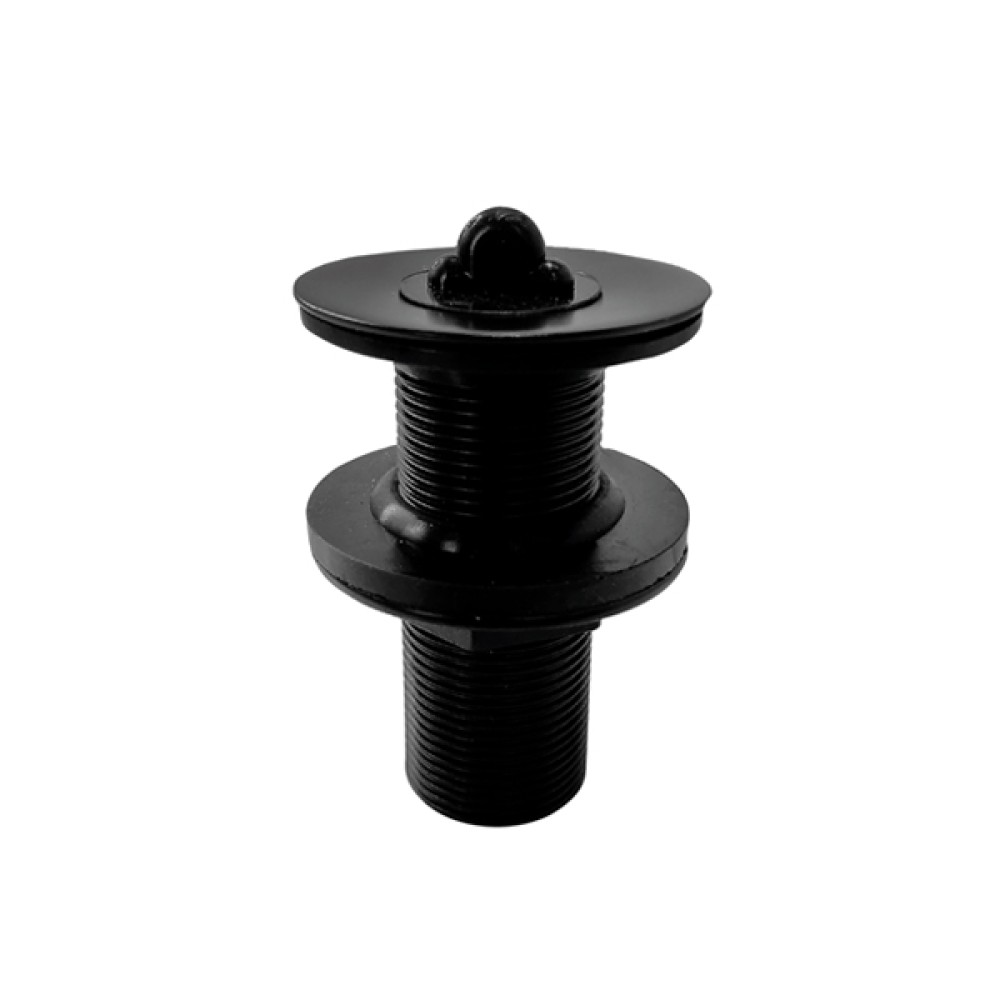Válvula de Lavatório Inox Black Tampa de Silicone 7/8 - Península