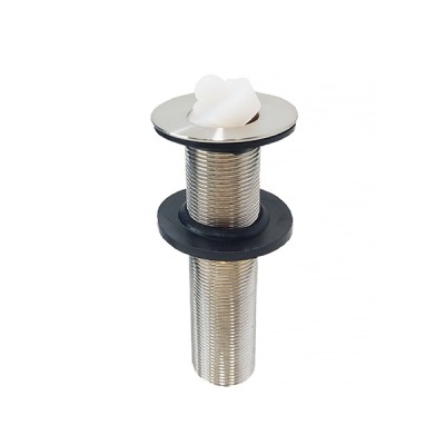 Válvula de Lavatório Inox Longa Tampa de Silicone 7/8 - Península