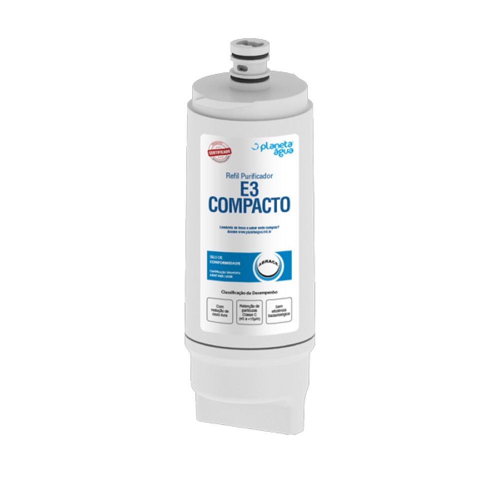 Refil Purificador E3 Compacto - Planeta Água