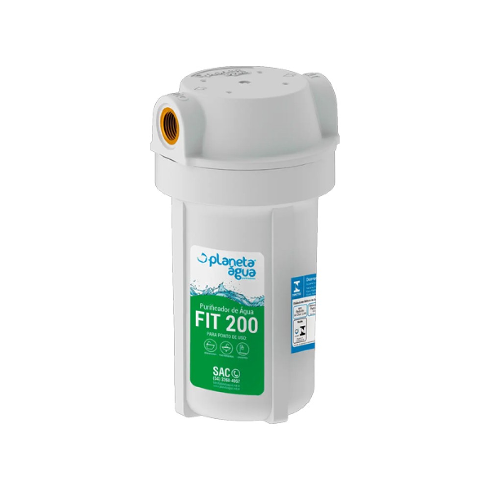 Purificador De Água Fit 200 Cinza - Planeta Água