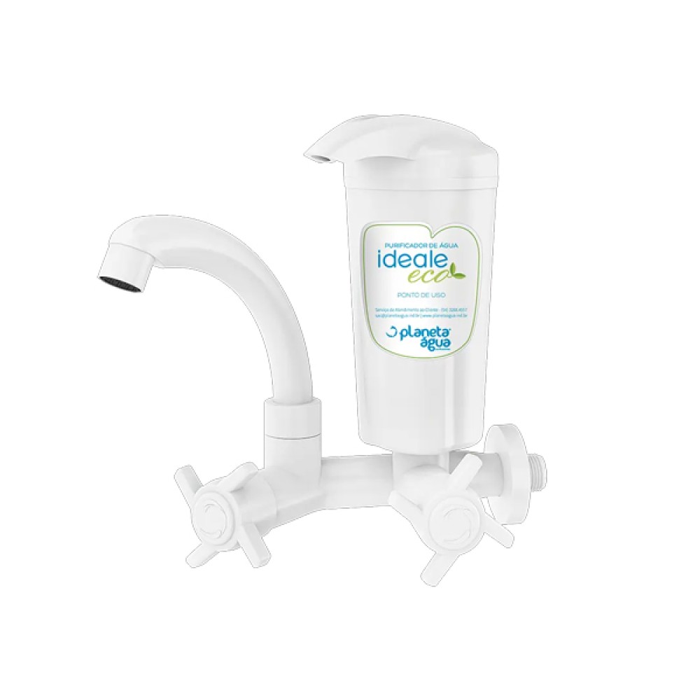 Purificador de Água Ideale Eco Parede Branco - Planeta Água