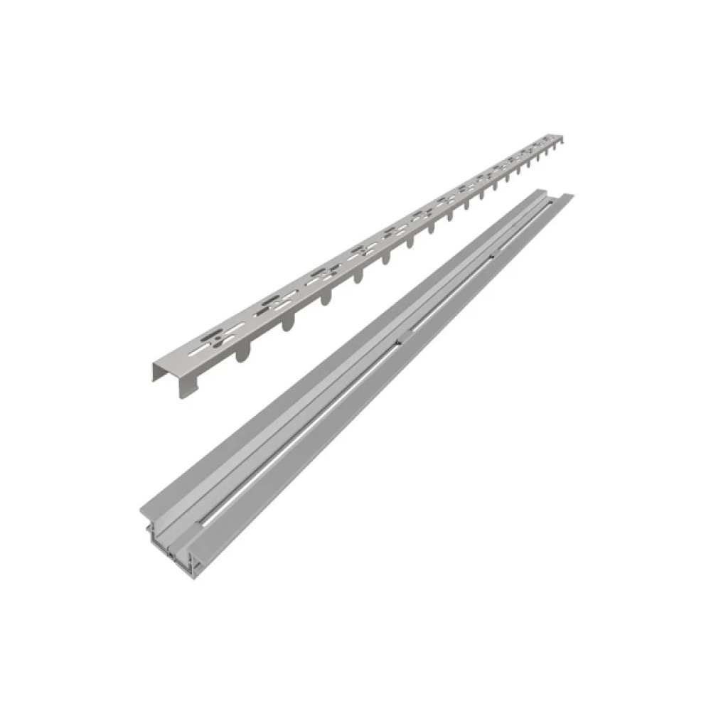 Infinity Tampa Vazada base Inox 130 Cm - 1794 - Ralo Linear Elleve