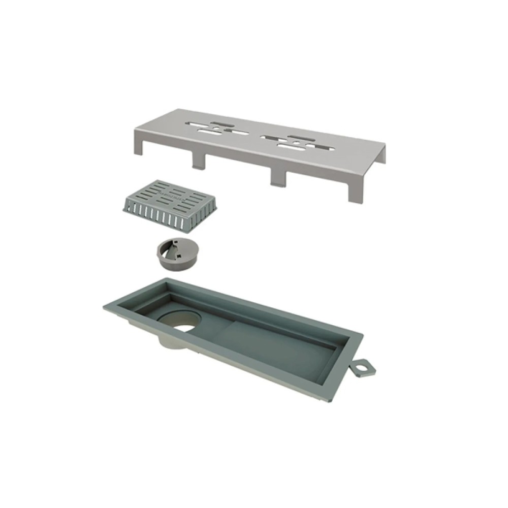 Tiny Tampa Vazada 25 cm - 2929 - Ralo Linear Elleve