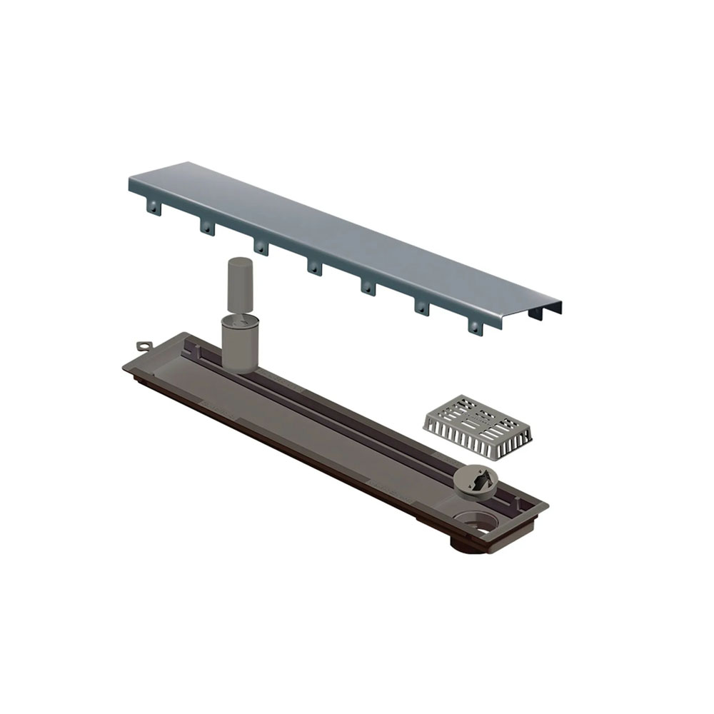 Versatile Tampa Inox 50 Cm - 4252 - Ralo Linear Elleve