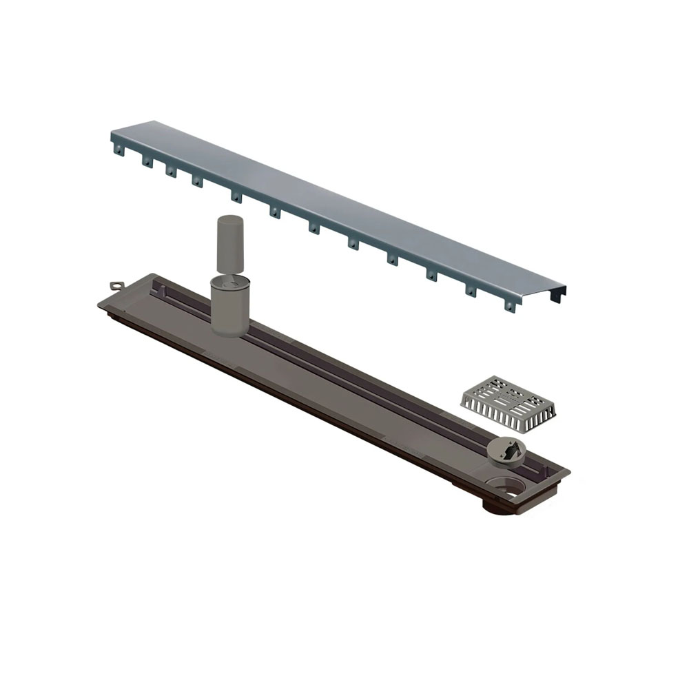 Versatile Tampa Inox 75 Cm - 4258 - Ralo Linear Elleve