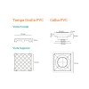 Ralo Linear Novii Seco Quadrado Tampa Oculta 15x15cm - 4665 - Ralo Linear Elleve - vista 2