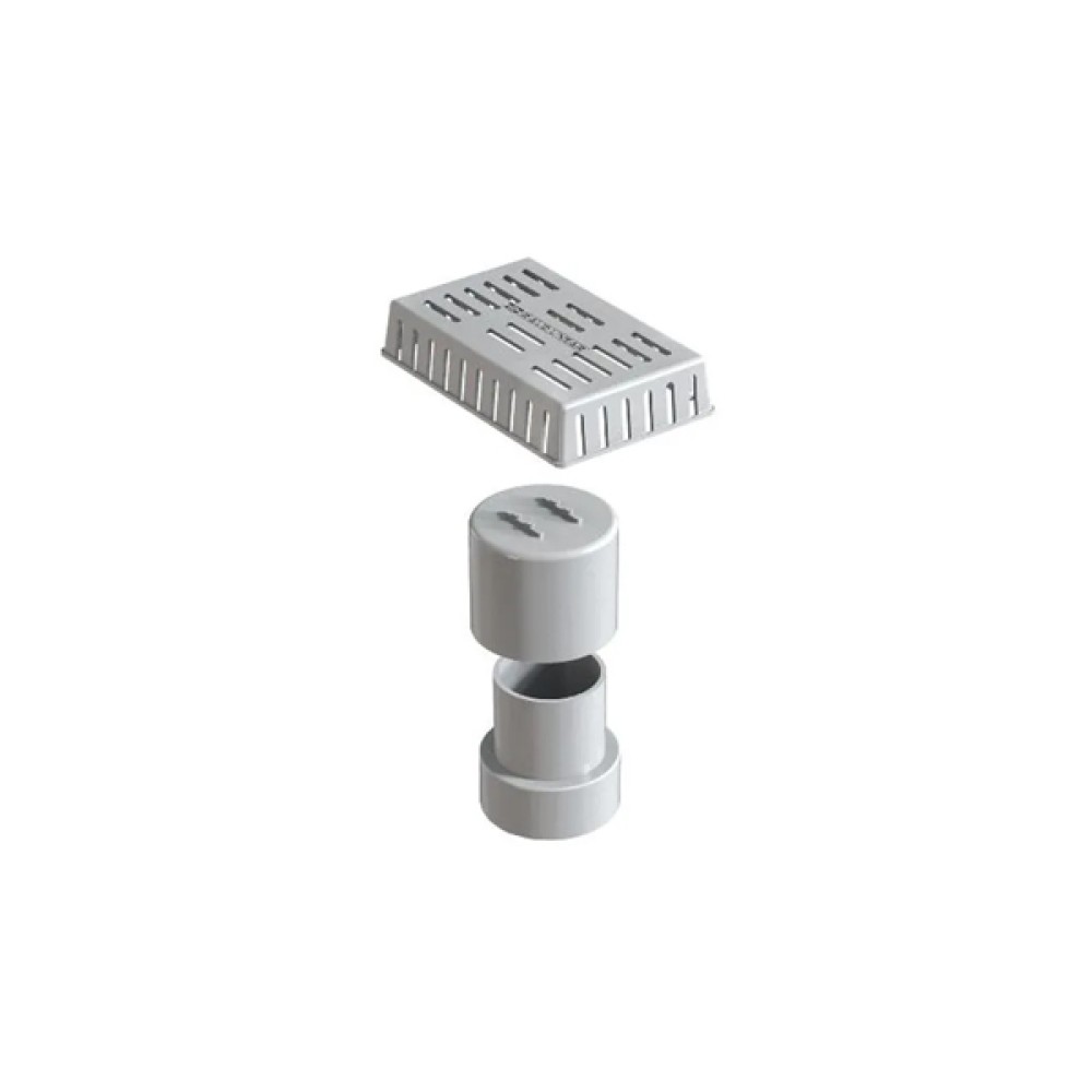Kit Sifão Novii Vertical com Grade Retentora – Ralo Linear 919 - Ralo Linear Elleve