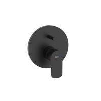 Acabamento Monocomando Cala Black Matte Banheira ou Chuveiro com Desviador A5A066ENB0 Roca