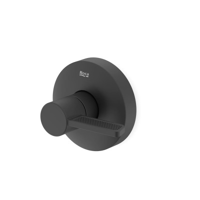 Acabamento de Registro Logic Black Matte Grande A5A152GNBC Roca