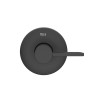 Acabamento de Registro Logic Black Matte Grande A5A152GNBC - Roca - vista 2