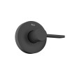 Acabamento de Registro Logic Black Matte Grande A5A152GNBC - Roca - vista 3